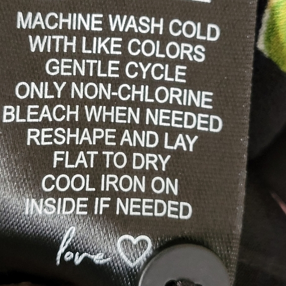 NIC+ZOE Party Pears Printed Button Up Shirt Plus Size Black Multi 3/4 Sleeve - Picture 12 of 13